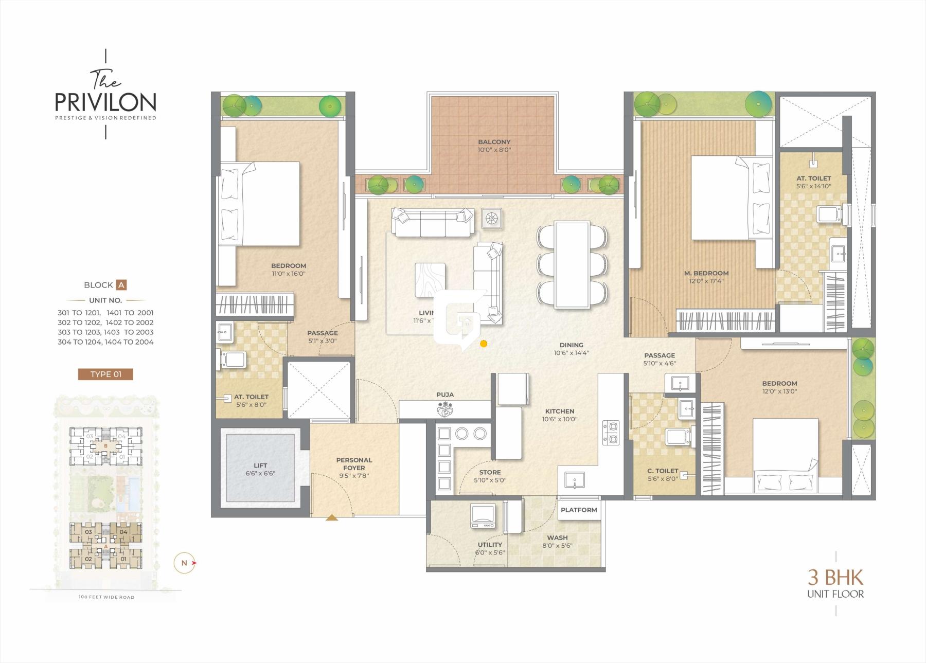 The_Privilon_Floor_Plan_A