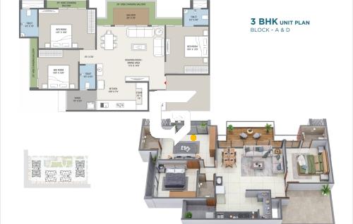 127_Revanta_Fortune_2_Floor_Plan_3_BHK