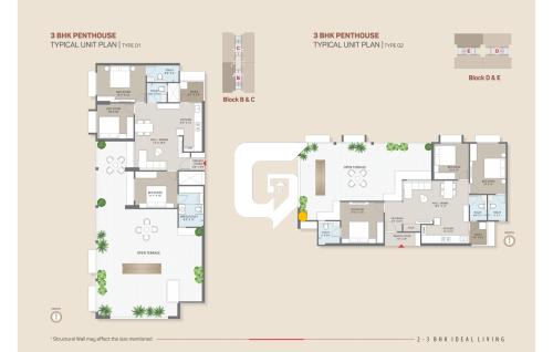 PRAVESH Flat layout plan