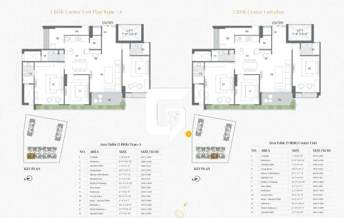 Shreeya Amazia Flat layout plan