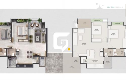 Samved DreamsFlat plan