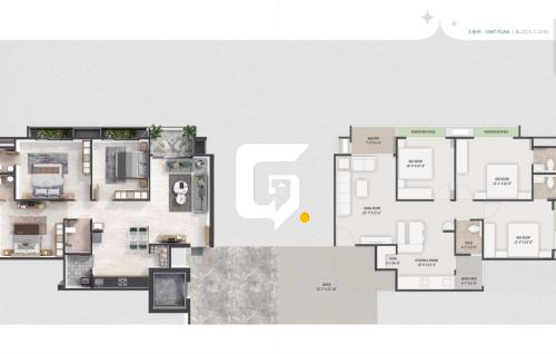 Samved Dreams Flat layout plan