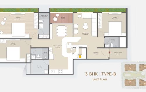 The Midas Flat layout